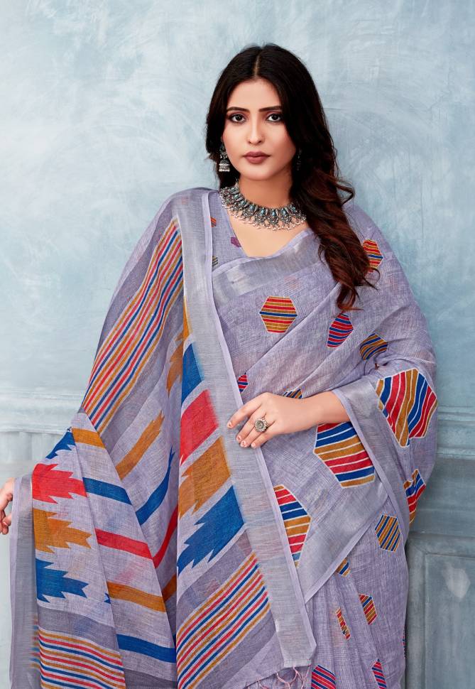 Anupama Vol 5 By Stylewell Linan Printed Sarees Wholesale Suppliers In Surat